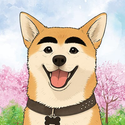 Pachiko with eyebrows and sake